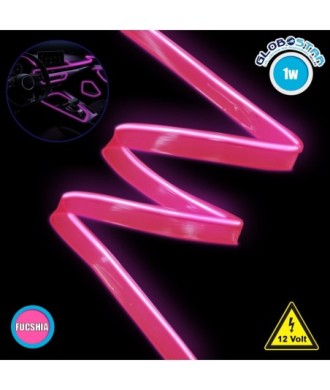 Εύκαμπτο φωτιζόμενο καλώδιο Neon Φούξια GloboStar 08003